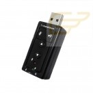 ADAPTADOR USB COM ENTRADA PARA FONE E MICROFONE 7.1