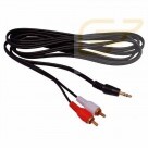 CABO DE AUDIO AUXILIAR P2X2RCA 1.5M XTRAD XT-5016