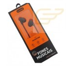 FONE DE OUVIDO INTRA-AURICULAR BASIKE BA-FON6687