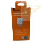 CARREGADOR INTELIGENTE COM 2 PORTAS USB 3.1A BASIKE CAR-9016