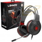 FONE DE OUVIDO GAMER COM LED P2/USB LEHMOX GT-F8