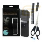 KIT MAQUINA PENTE E TESOURA PARA CORTAR CABELO LEHMOX LEY-389C