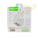 CARREGADOR MICRO USB V8 5.1A VERDE CDQ-2U-15-V8