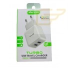 FONTE USB TURBO 5.1A VERDE CDQ-2U-15