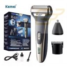 KIT BARBA E CABELO 3 EM 1 KEMEI KM-6776