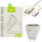 CARREGADOR 2USB V8 5.1A ALTOMEX AL-9059-V8