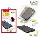 POWER BANK 5000MAH C/ CONECTOR V8 TIPO C E LIGHTNING KAPBOM KA-952