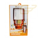 CARREGADOR USB LIGHTNING 4.8A PEINING WU-11(PEI-216)