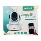 CAMERA IP WIFI FULL HD COM 3 ANTENAS OHEY DL3301