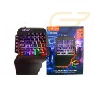 TECLADO DE UMA MAO GAMER COM LED INOVA KEY-9968