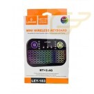 MINI TECLADO USB/BLUETOOTH COM LED RGB LEHMOX LEY-183