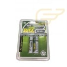 CARTELA COM 2 PILHAS BR55 RECARREGAVEIS PEQUENAS AA 1000MAH