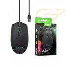 MOUSE RGB GAMING COM CABO USB VERDE SB-S10