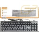 TECLADO COM CABO USB LEHMOX LEY-1605