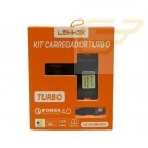 CARREGADOR MICRO USB TURBO 30W LEHMOX LE-353