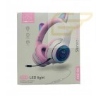 HEADPHONE USB GAMER ORELHA DE GATO E LED COM MICROFONE AKZ-023