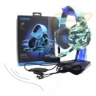 HEADPHONE GAMER COM LED E MICROFONE CAMUFLADO KOMC G312