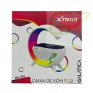 CAIXA DE SOM BLUETOOTH COM LED RGB E CARREGADOR POR INDUCAO XTRAD KMS-1008