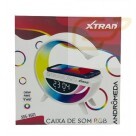 CAIXA DE SOM BLUETOOTH COM LED RGB VISOR E CARREGAMENTO POR INDUCAO XTRAD XDG-8601