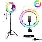 RING LIGHT RGB 3D-36 COM TRIPE 1,90M XTRAD BJ-360RGB-1