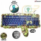 TECLADO + MOUSE GAMER COM LED XTRAD HK8400