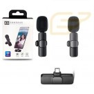 KIT 2 MICROFONE DE LAPELA SEM FIO TIPO C K9 MIC-30077