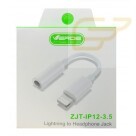 CABO ADAPTADOR LIGHTNING PARA P2 VERDE ZJT-IP12-3.5