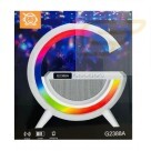 CAIXA DE SOM BLUETOOTH COM LED E LAMPADA RGB E CARREGAMENTO POR INDUCAO G1388A