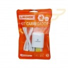 CARREGADOR USB PARA 3.1A LEHMOX LE-518IOS