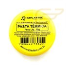 POTE DE PASTA TERMICA DE SILICONE 15G IMPLASTEC PAPT0015PT