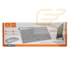 KIT TECLADO E MOUSE SEM FIO BLUETOOTH/2.4G LEHMOX LEY-177