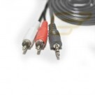 CABO LELONG AUXILIAR P2 X 2RCA 1.5METROS LE-1008