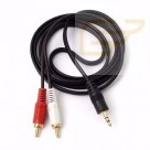 CABO LELONG AUXILIAR P2 X 2RCA 1.5METROS LE-1008