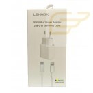 CARREGADOR 25W USB C/LIGHTNING LEHMOX LE-357-3