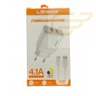 CARREGADOR TURBO 4.1A USB TIPO C LEHMOX LE-494 TYPEC