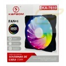 COOLER PARA PC 120MM COM LED RGB KAPBOM KA-7610