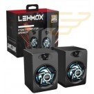 CAIXA DE SOM GAMER HYPER STEREO COMPUTER SPEAKER LEHMOX GT-S1