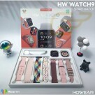 RELOGIO SMARTWATCH INTELIGENTE HW WATCH 9 49 MM COM 7 PULSEIRAS