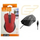 MOUSE OPTICO COM FIO LEHMOX LEY-26