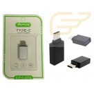 ADAPTADOR OTG TYPE-C PARA USB VERDE ZJT-C-OTG