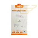 CARREGADOR RAPIDO USB MICRO 3.1A LEHMOX LE-508-2