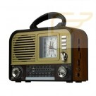 CAIXA DE SOM RETRO RADIO BLUETOOTH AM E FM XDG-31