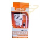 CARREGADOR PARA CELULAR LELONG V8 2.4A LE-228V