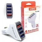 CARREGADOR VEICULAR 4 USB LE-530