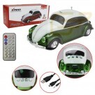 CAIXA DE SOM MINIATURA DE FUSCA XTRAD WS-1958BT